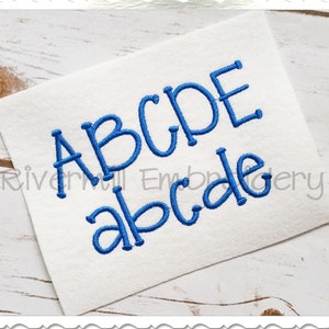 Grasshopper Machine Embroidery Font Monogram Alphabet - 3 Sizes - BX Files Instant Download Design PES Rivermill Embroidery
