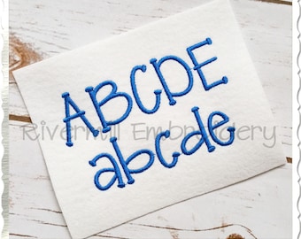 Grasshopper Machine Embroidery Font Monogram Alphabet - 3 Sizes