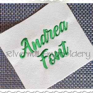 Andrea Machine Embroidery Font Monogram Alphabet - 3 Sizes - BX Files ...