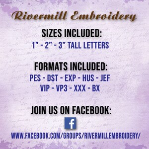 Fish Tail Machine Embroidery Font Monogram Alphabet - 3 Sizes - BX ...