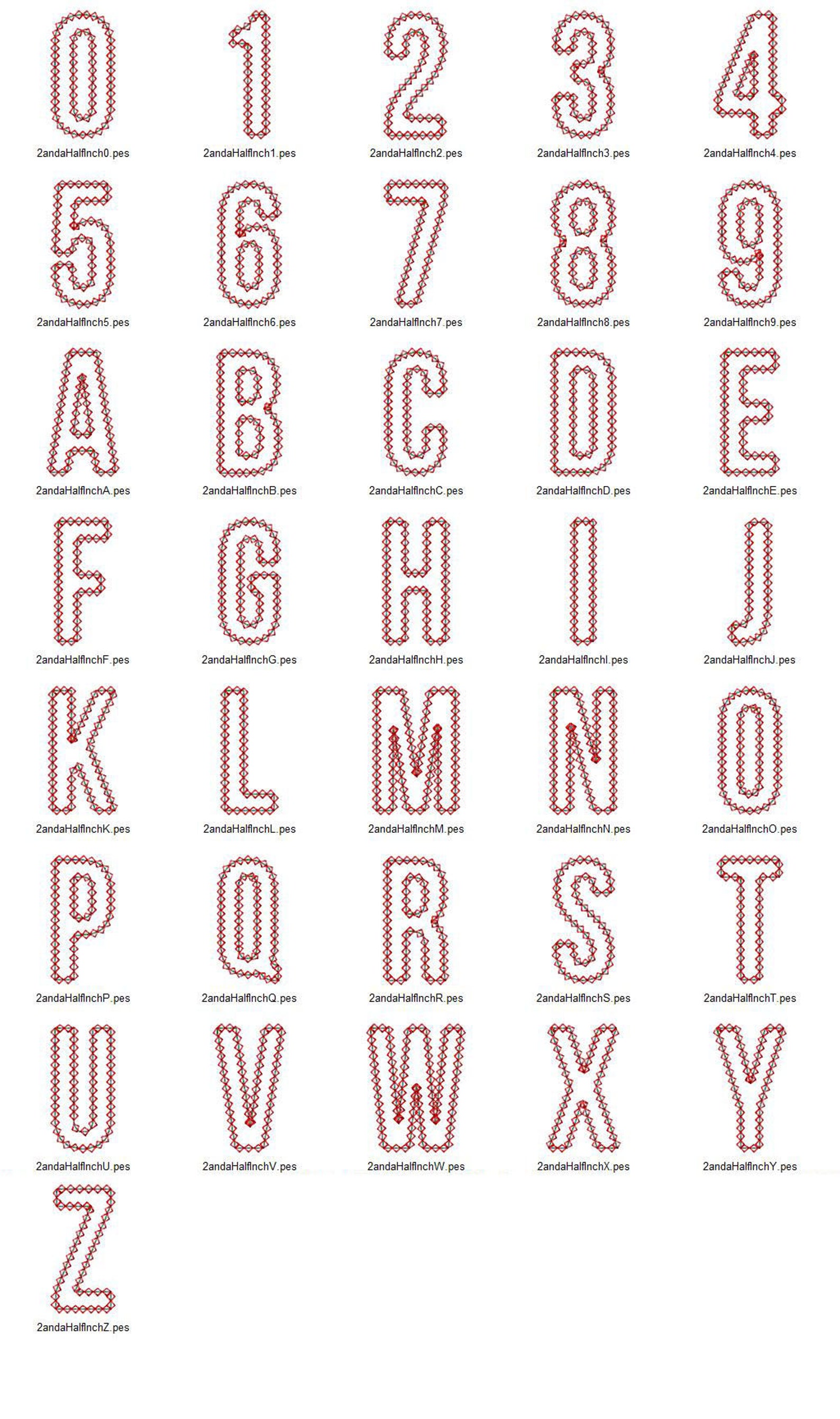 Walter Diamond Edge Applique Machine Embroidery Font Alphabet - Etsy
