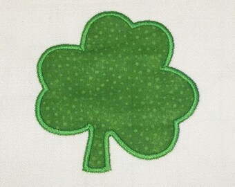 Shamrock Applique Machine Embroidery Design - 3 Sizes