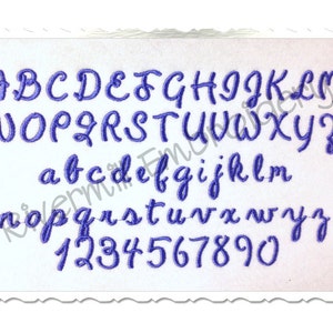 Peter Machine Embroidery Font Alphabet - 3 Sizes - BX Files Instant Download Design PES