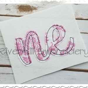 Nebraska NE Raggy Applique Machine Embroidery Design - 4 Sizes