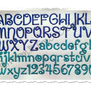 Penguin Machine Embroidery Font Monogram Alphabet - 3 Sizes - BX Files Instant Download Design PES