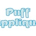 see more listings in the Applique Fonts section