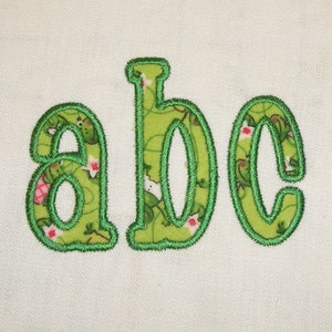 Chachie Applique Machine Embroidery Font Monogram Alphabet - 4 Sizes