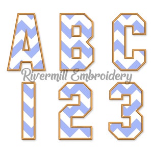 Varsity San Serif Applique Machine Embroidery Alphabet 4 Sizes - Etsy