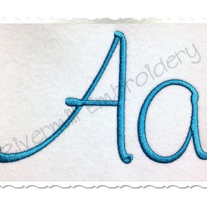 Large Kayleigh Machine Embroidery Font Monogram Alphabet - 3 Sizes - BX Files Instant Download Design PES
