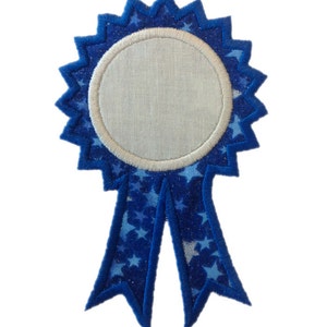 Award Ribbon Applique Machine Embroidery Design - 4 Sizes - Instant Download PES DST Digital File Rivermill Embroidery