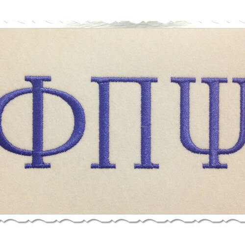 Elegant Greek Machine Embroidery Font Alphabet 3 Sizes Etsy