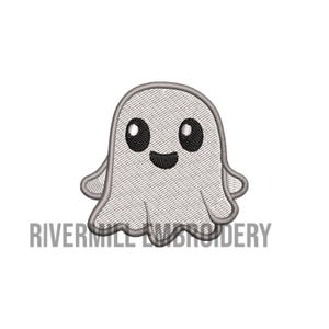 Cute Mini Ghost Machine Embroidery Design - 4 Sizes