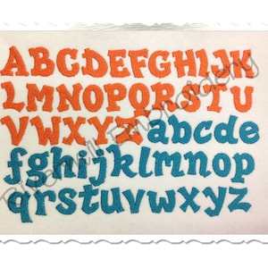 Hipster Machine Embroidery Font Monogram Alphabet - 3 Sizes - BX Files Instant Download Design PES Rivermill Embroidery