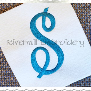 Large Simple Script Machine Embroidery Font Alphabet - 3 Sizes - BX Files Instant Download Design PES