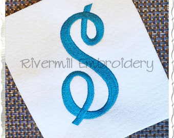 Large Simple Script Machine Embroidery Font Alphabet - 3 Sizes - BX Files Instant Download Design PES