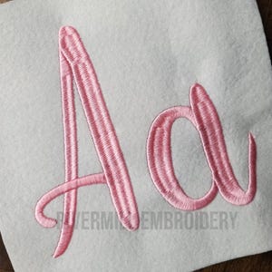 X-Large Kristen Machine Embroidery Font Monogram Alphabet - 3 Sizes - BX Files Instant Download Design PES Rivermill Embroidery
