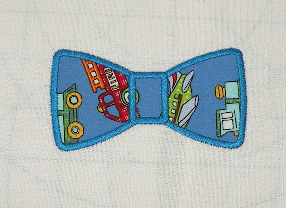 Bow Tie Machine Embroidery Applique Design - 4X4 & 5X7 Hoop - Instant Download PES DST Digital File Rivermill Embroidery