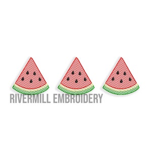 Sketch Watermelon Trio Machine Embroidery Design