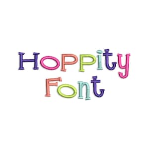 Czcionka do haftu maszynowego Hoppity Monogram Alfabet - 3 rozmiary