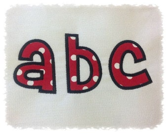 Cheri Applique Machine Embroidery Font Monogram Alphabet - 5 Sizes