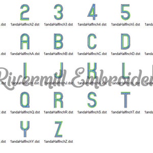Lane Machine Embroidery Font Monogram Alphabet - 3 Sizes - BX Files ...