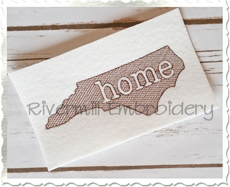 Sketch style north carolina home machine jessecmault design  etsy