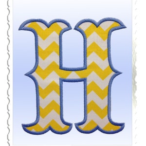 Carnival Style Applique Machine Embroidery Font Alphabet - 5 Sizes - BX Files Instant Download Design PES Rivermill Embroidery