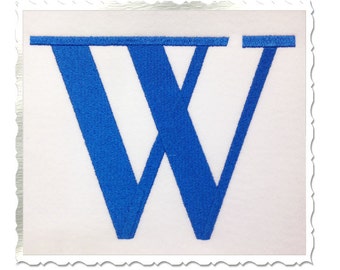 Large Georgia Machine Embroidery Font Alphabet - 3 Sizes - BX Files Instant Download Design PES