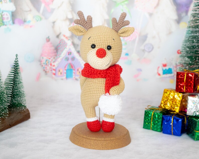 Rudolph Reindeer Crochet Pattern PDF - Etsy