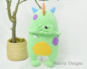 Kuboo Crochet Monster Pattern (PDF)