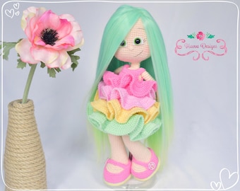 Emily Amigurumi Doll Pattern • PDF Crochet Doll Tutorial