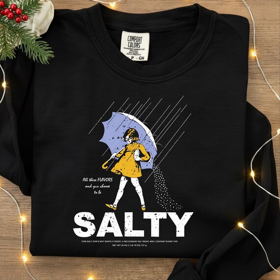 Salty Girl Tee PNG, Trendy T-Shirt Design (Digital Download)