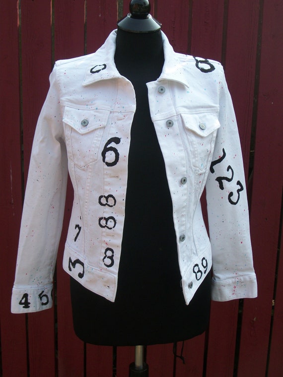 denim jacket paint splatter