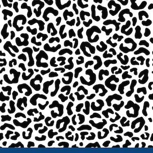 Leopard Print Pattern SVG PNG, Cheetah Repeating Seamless Background, Animal Print Vector Clipart, Leopard Spots Cricut Files, Sublimation