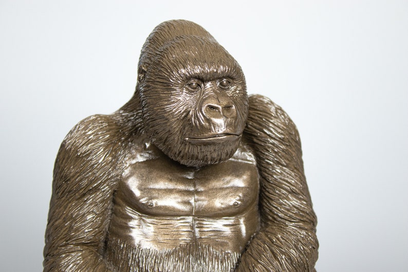 resin gorilla statue