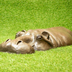 7th Wedding Anniversary Gift Hippo Sculptures Bronze/ Resin Garden Ornaments 7th Wedding Anniversary Gift Hippo Sculptures Bronze/ Resin Garden Ornaments