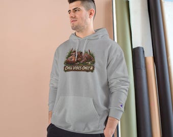 Hippo Hoodie | Cute Animal Sweatshirt | Wildlife Lover Clothing | Quirky Hippo Gift | Safari Style Jumper