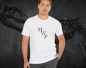 White MWP Studio Logo T-Shirt | Official Channel Merchandise | Sculpting & Creature Art Tee