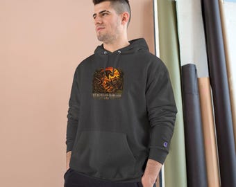 Dinosaur Hoodie | Vintage T-Rex & Triceratops Skeleton | Prehistoric Graphic Hoodie | EST - 65 Million Years Ago