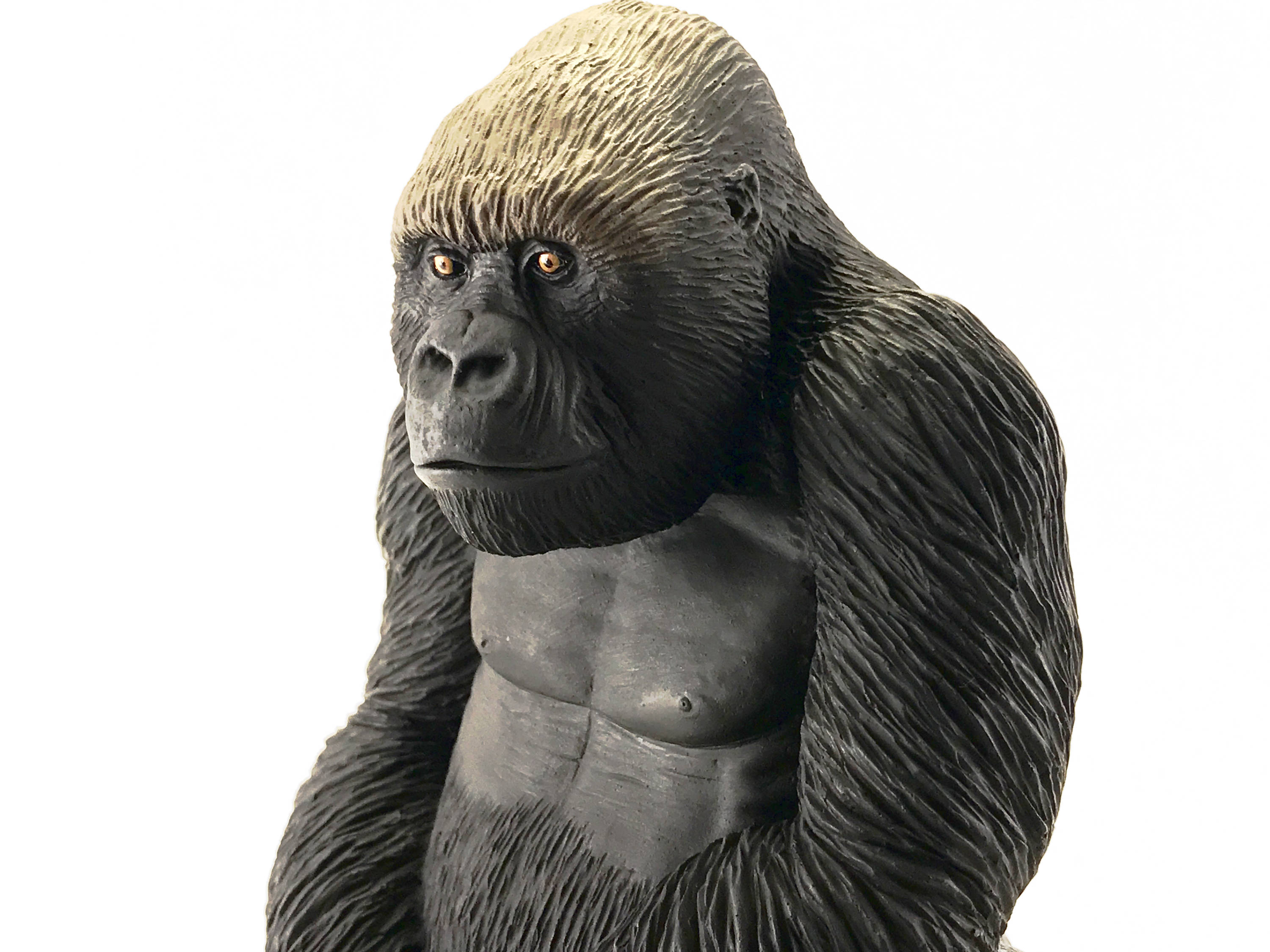 resin gorilla statue