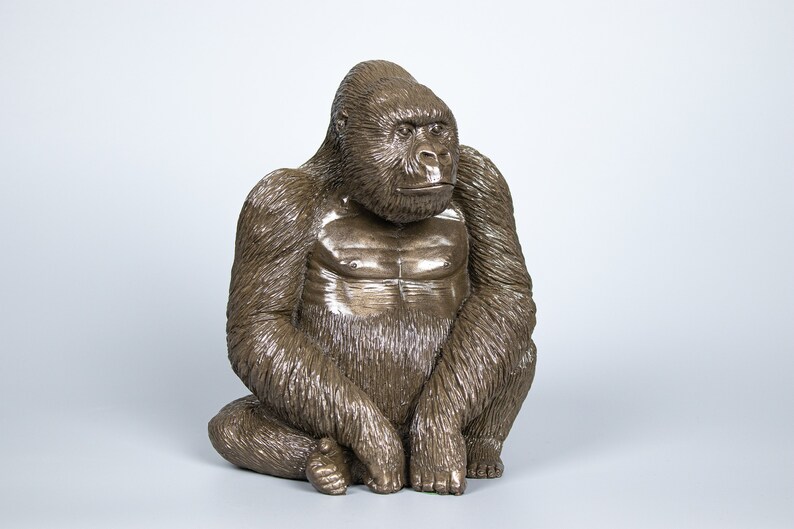 resin gorilla statue