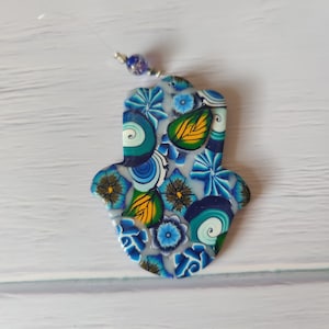 Small Hamsa Wall Hanging - Handmade Good Luck Charm