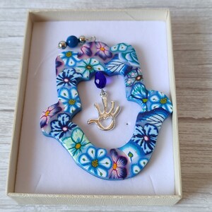 Handmade Blue Hamsa Wall Hanging – Unique Protection and Good Luck Charm