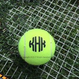 Monogram/Personalized Tennis Ball