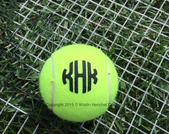 Monogram/Personalized Tennis Ball
