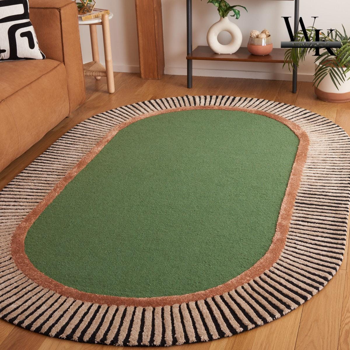 Tapis décoratif en Jute Imprimé Hacienda D 115 cm
