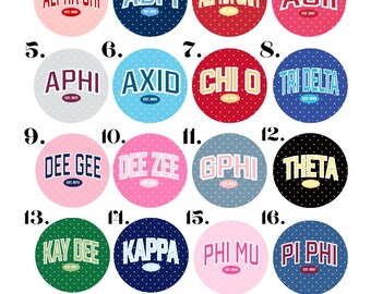 Poka Dot Sorority Edit  | 3 in. Pinback Buttons
