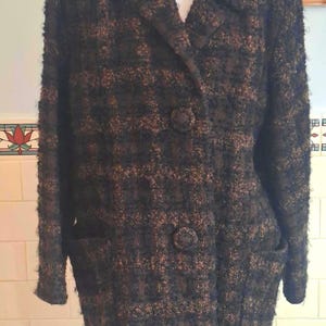 60s Mohair Coat - Etsy