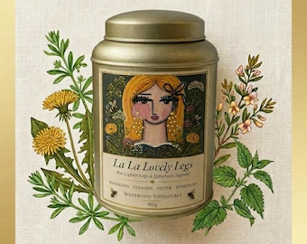 Organic Dandelion  , Cleaver and  Nettle Blended Bagged Tea. Daily Water Retention support. Puffy Ankle Relief.