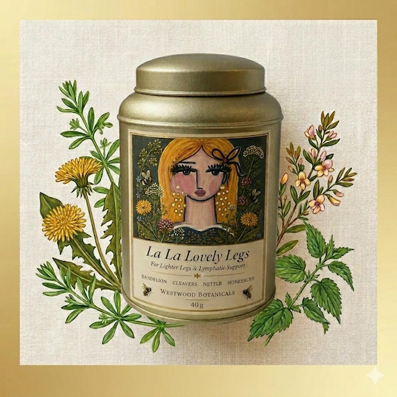 Organic Dandelion  , Cleaver and  Nettle Blended Bagged Tea. Daily Water Retention support. Puffy Ankle Relief.